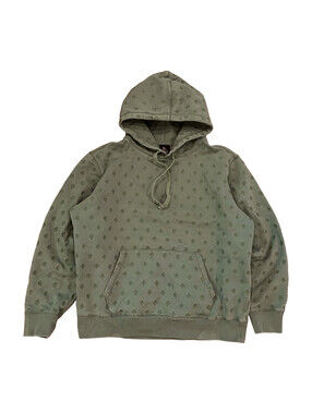 OVO Monogram Hoodie Green Mens Large